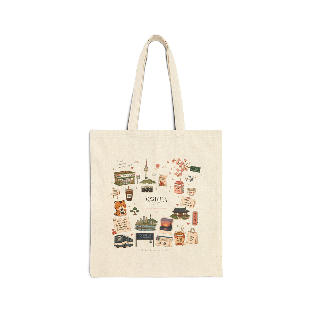 Everyday Korea Tote Bag